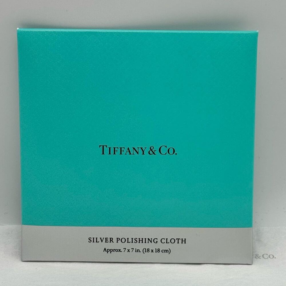 NEW Tiffany & Co Sterling Silver Polishing Cloth Cleaning Gift Anti-tarnish Gift